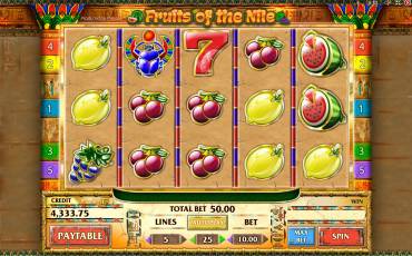 Fruits of the Nile slot online