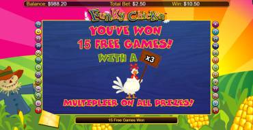 Funky Chicken: Free spins