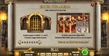 Game of Gladiators: Free Spins