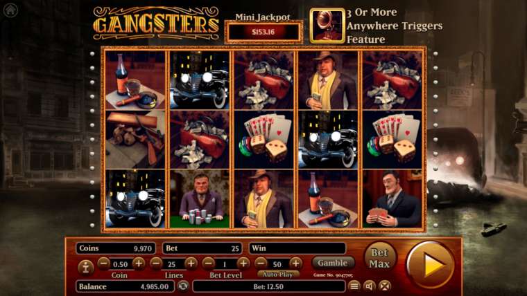 Play Gangsters slot