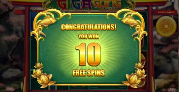 GigaGong GigaBlox: Free spins and/or respins