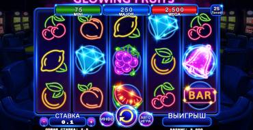 Glowing Fruits: Slot machine