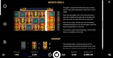 Gods of Gold InfiniReels: Bonuses