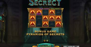 Gods of Secrecy: Bonus games