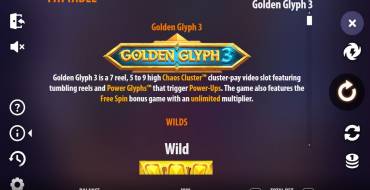 Golden Glyph 3: Payout table