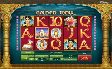 Golden India slot online