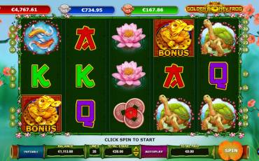 Golden Money Frog slot online