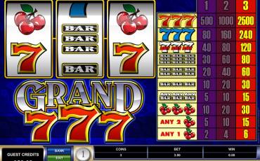 Grand 7’s slot online