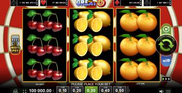 Great 27: Slot machine