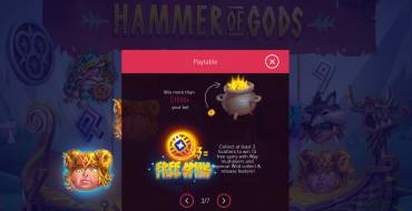 Hammer of Gods: Payout table