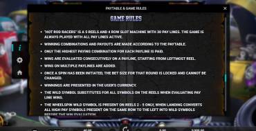 Hot Rod Racers: Rules