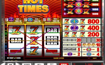 Hot Times slot online