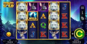 Howling for Gold: Slot machine