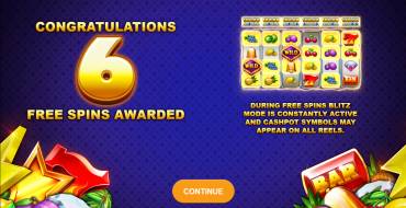 Hyper Blitz Hold and Win: Free spins and/or respins