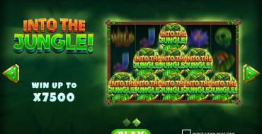 Into The Jungle Bonus Buy: Slot machine