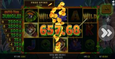 Into The Jungle Bonus Buy: Winnings