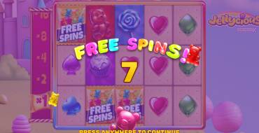 Jellycious DoubleMax: Free spins and/or respins