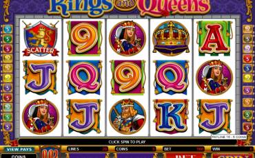 Kings and Queens slot online