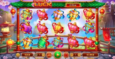 Lantern Luck: The main screen