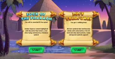 Le Pharaoh: Bonus games