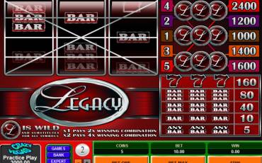 Legacy slot online