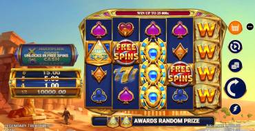 Legendary Treasures: Slot machine