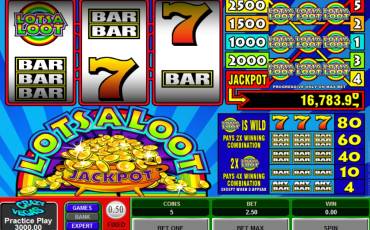 Lotsaloot 3 Reel - Progressive slot online