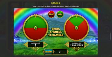 Luck O` The Irish Big Bonus: Risk game