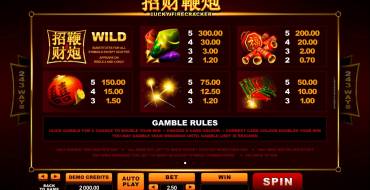 Lucky Firecracker: Multipliers