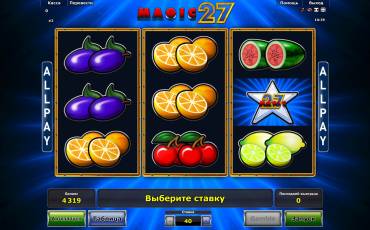 Magic 27 slot online