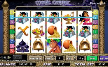 Magic Carpet slot online