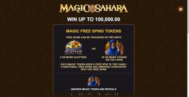 Magic of Sahara: Features