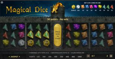 Magical Dice: Game