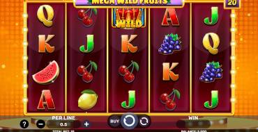 Mega Wild Fruits: Slot machine