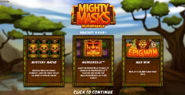 Mighty Masks: Slot machine