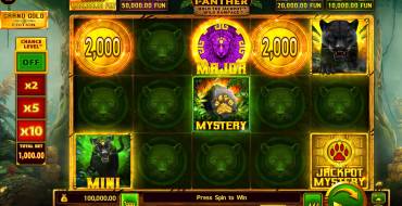 Mighty Wild: Panther Grand Diamond Edition: Slot machine