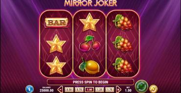 Mirror Joker: Slot machine