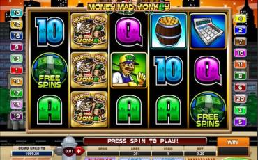 Money Mad Monkey slot online