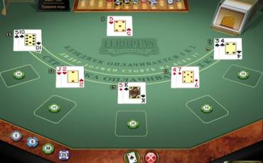 Multi-hand European Blackjack Gold online