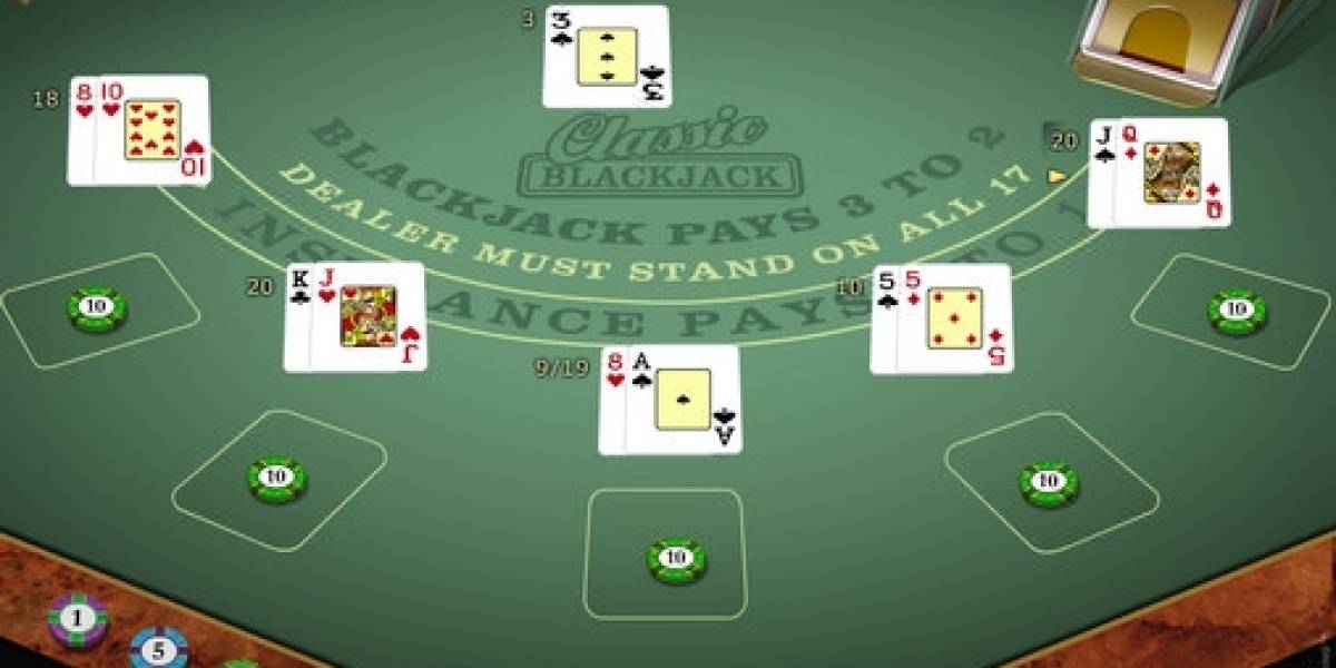 Multihand Classic Blackjack Gold online