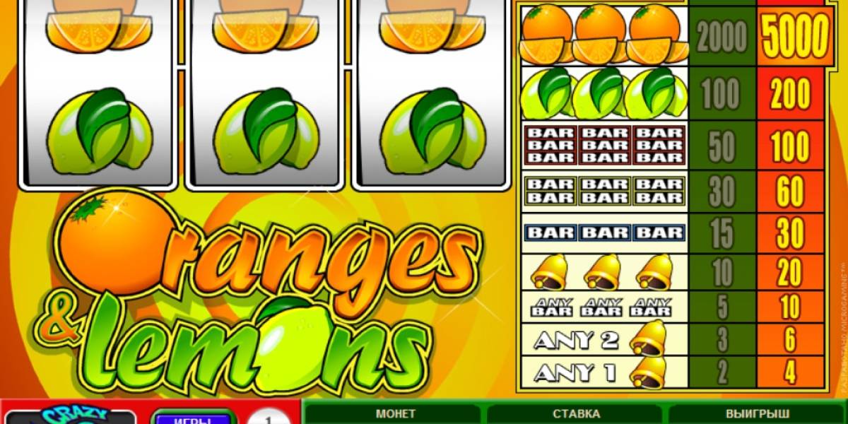 Oranges and Lemons slot online