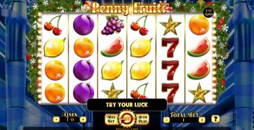 Penny Fruits Xtreme Christmas Edition: Slot machine