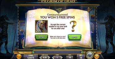 Pilgrim of Dead: Free spins