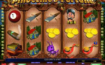 Pinocchio’s Fortune slot online