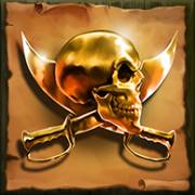 Pirates Charm: A skull with crossed sabers.