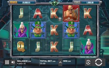 Power Force Villains slot online