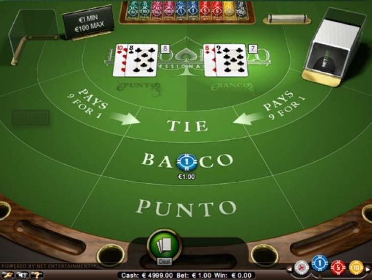 Play Punto Banco – Professional Series