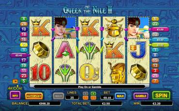 Queen of the Nile II slot online