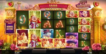 Queen of Wonderland Megaways: Bonus games