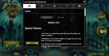 Reel Crime: Coffin Up Cash: Bonus games